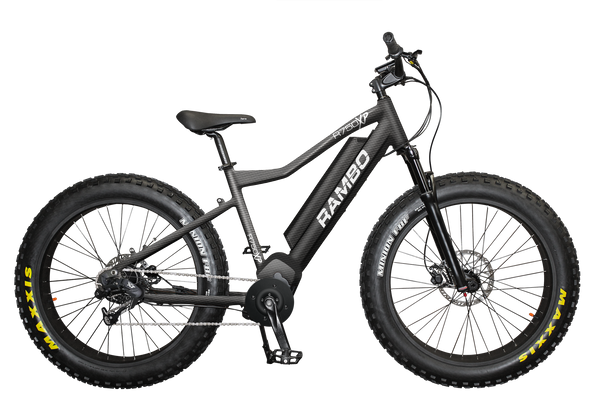 Rambo R750XPS Carbon - Fat Tire Electric Hunting Bike