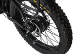 BAKCOU Flatlander - Fat Tire Electric Mountain Bike for Hunting, Rear Tire